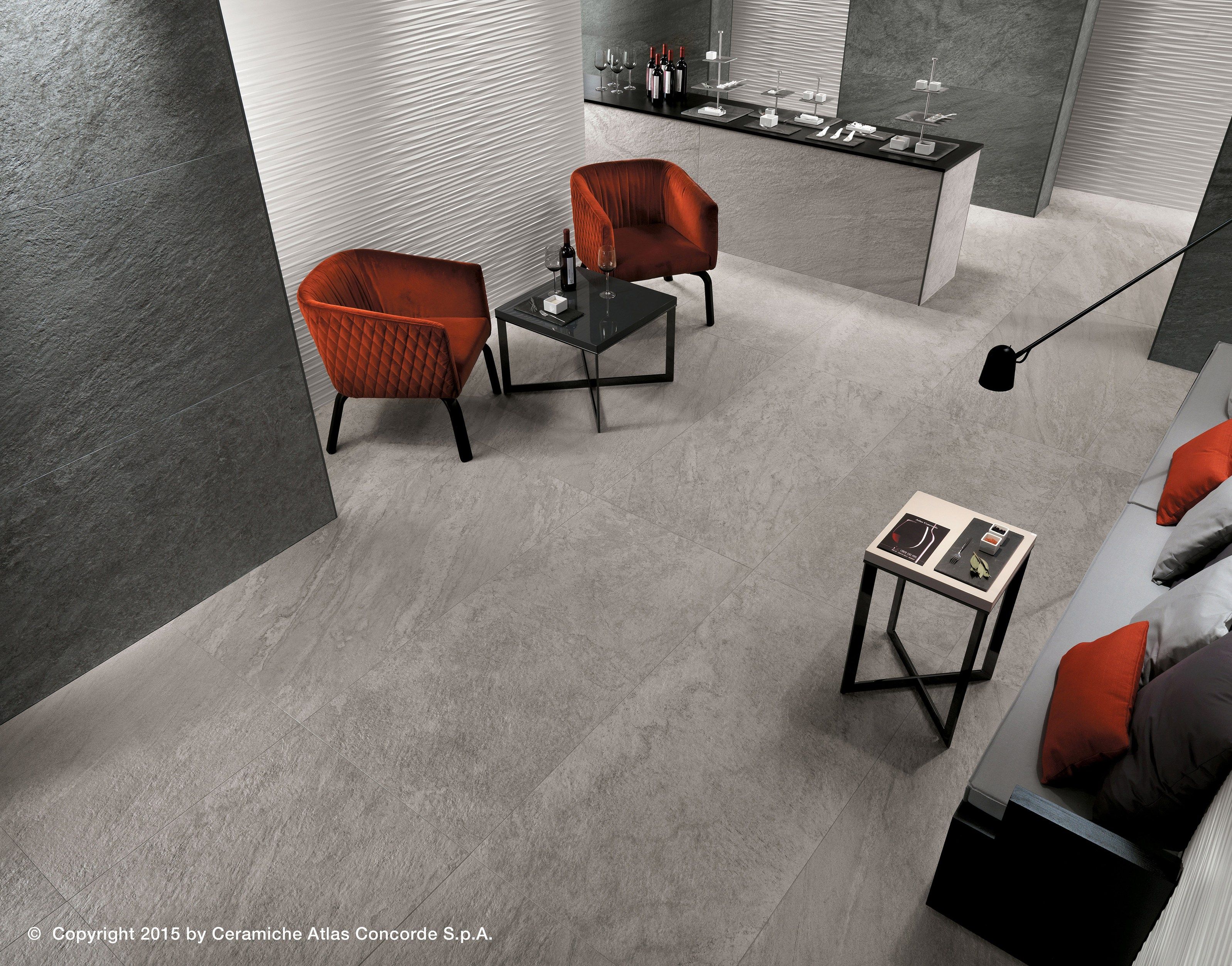 Пол из керамогранита с эффектом камня Atlas Concorde ARCH-00061133 - Вид №3