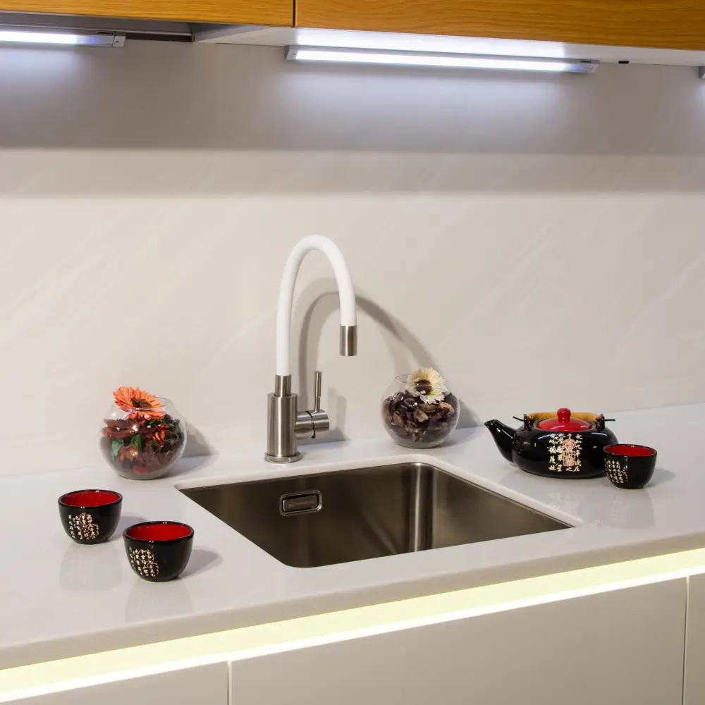 Смеситель для кухни Osgard Gron Flex цвет белый STLM-2212255