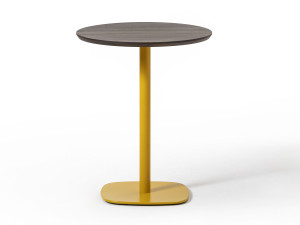 Круглый металлический стол