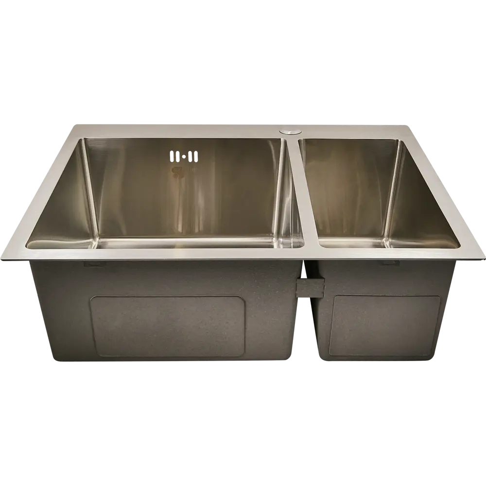 Врезная кухонная мойка DELINIA М12S 60×48 см с увеличенной гарантией 89337714 M12S STLM-1337328 - Вид №4