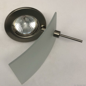 Arkos 6044-00-20-NS (кос. пл. ник.мат.) светильник встраиваемый потолочный