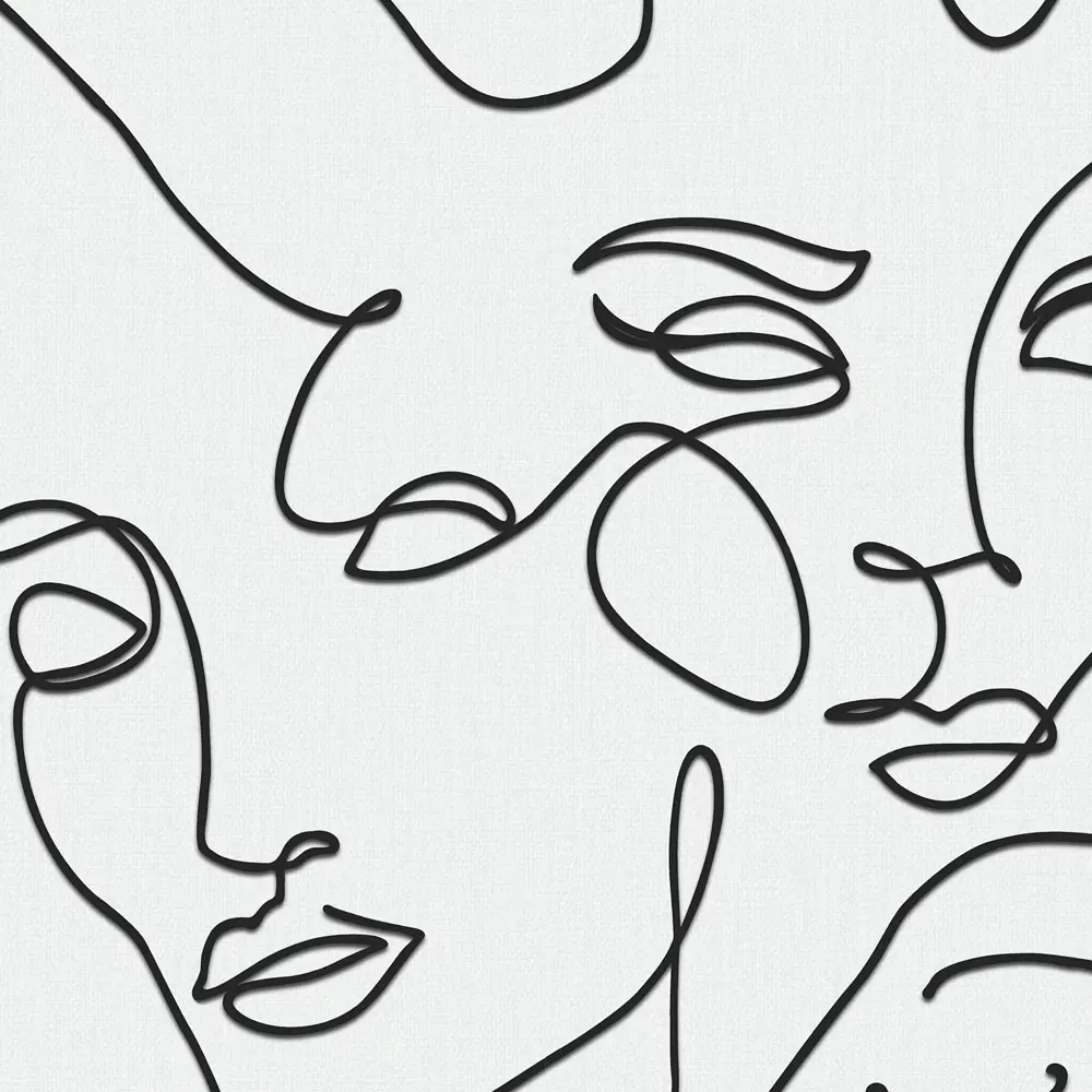 Обои флизелиновые Wallsecret Picasso белые 1.06 м 8754-20 STLM-2029906 - Вид №1