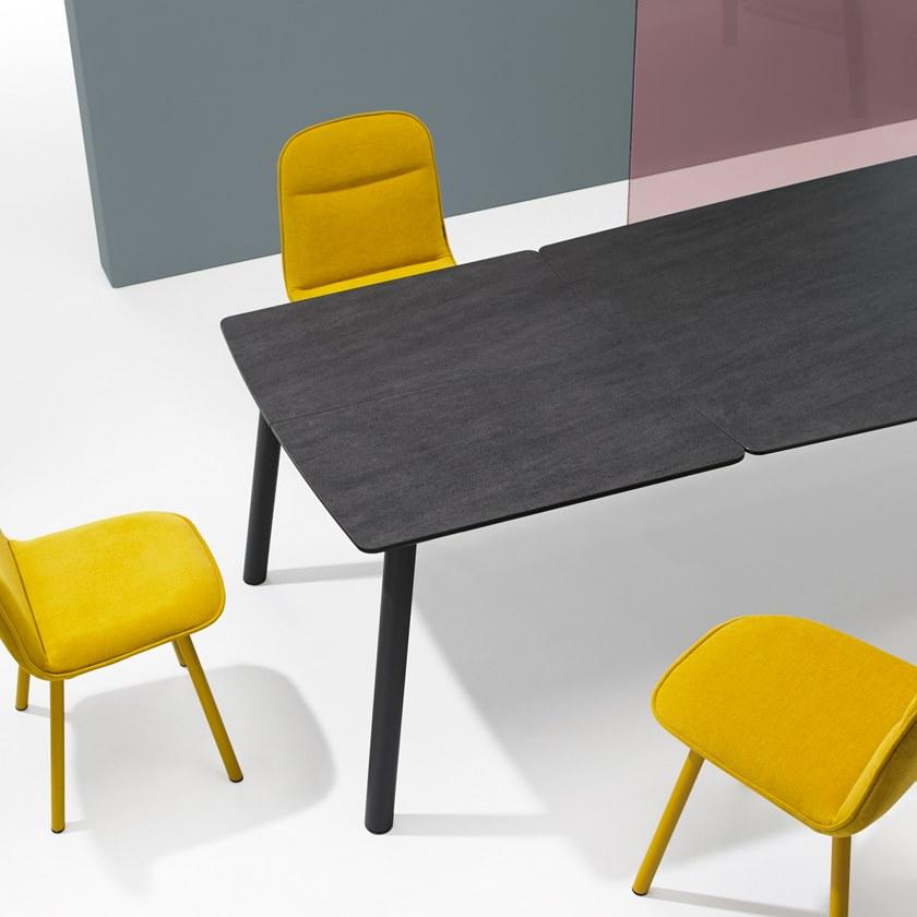 MOBLIBERICA Раскладной прямоугольный керамический обеденный стол Köln sun-id-1480992 - Вид №4