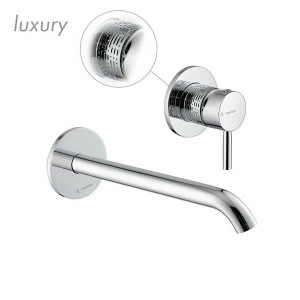 Смеситель настенный, однорычажный, без сливного гарнитура. Длинный носик. BLINK NEWFORM Италия