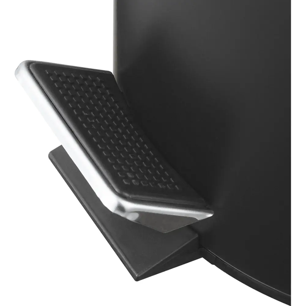 Бак для мусора в ванную комнату KONSENSA Терни 12 л сталь цвет черный STLM-2155300 - Вид №5