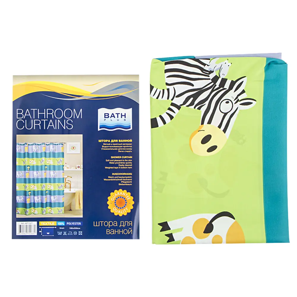 Штора для ванны Bath Plus Детская 180x200 см, полиэстер, цвет мультиколор 15499650 STLM-2024697 Без серии