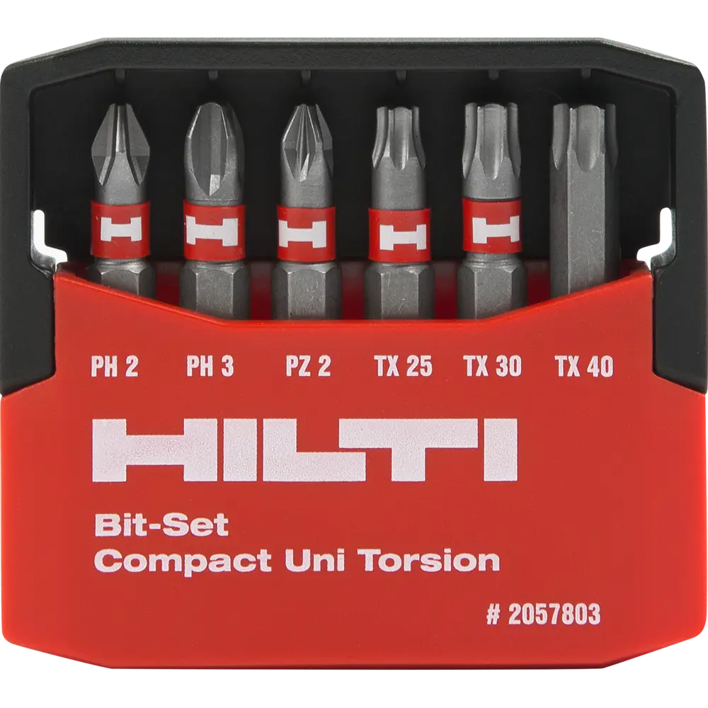 Набор бит Hilti S-BSC Uni 2057803, 6 шт. 82233012 STLM-2001993  - Вид №2