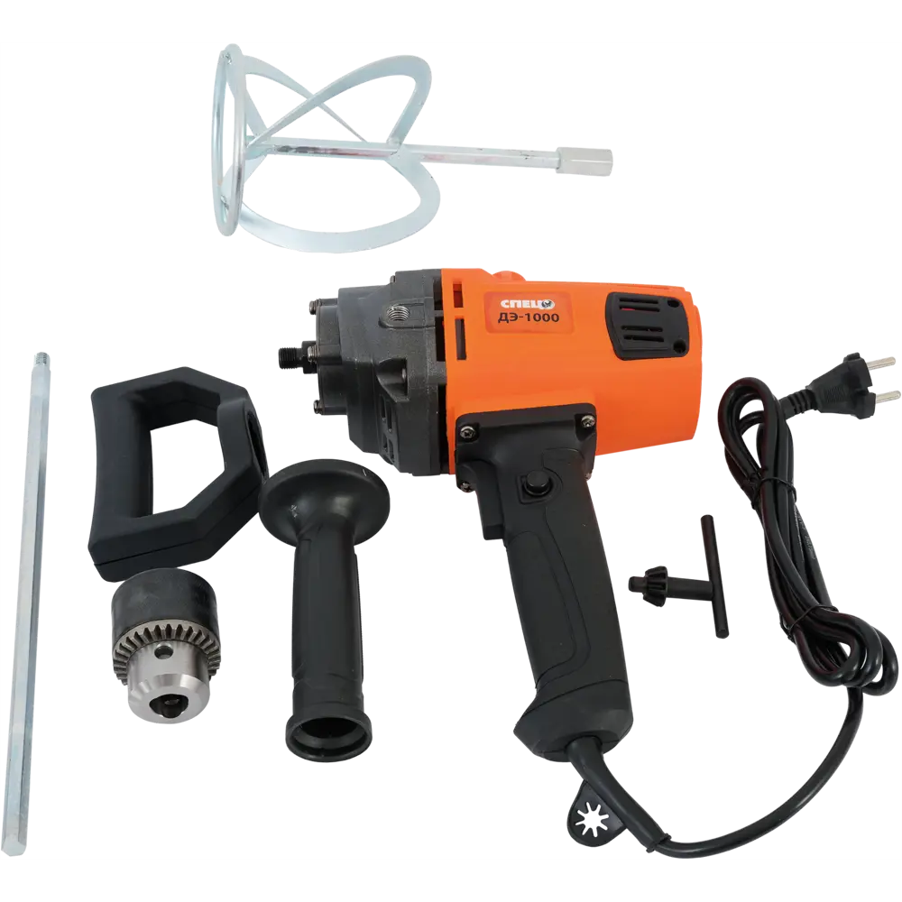 Дрель-миксер СПЕЦ ДЭ-1000 с дополнительными рукоятками 88309474 STLM-0077527 - Вид №6