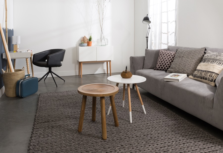 Диван Dragon Rib трехместный синий Zuiver 3200001 - Вид №6