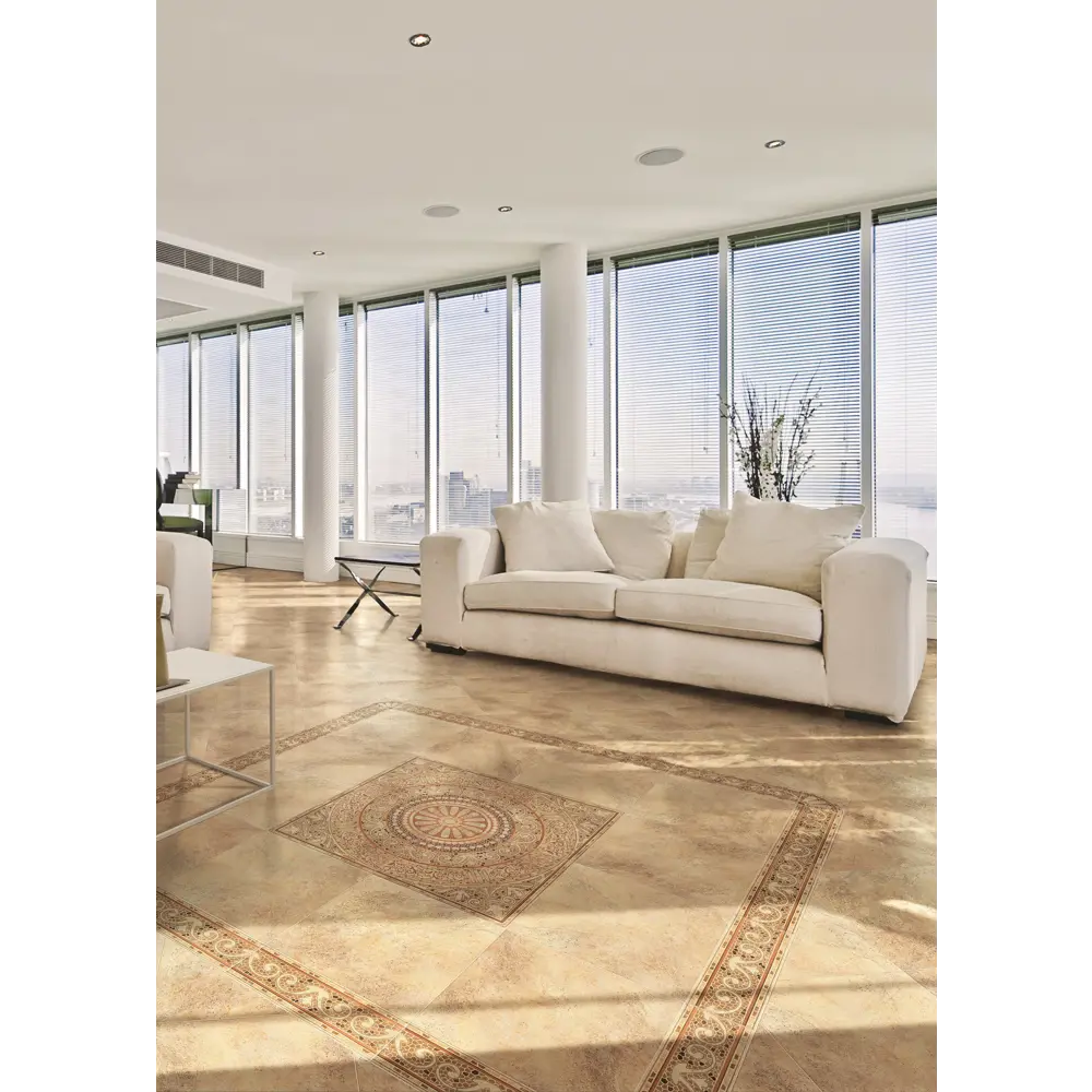 Панно LB Ceramics Тенерифе 90x90 см керамогранит матовый цвет бежевый STLM-2089905 - Вид №5