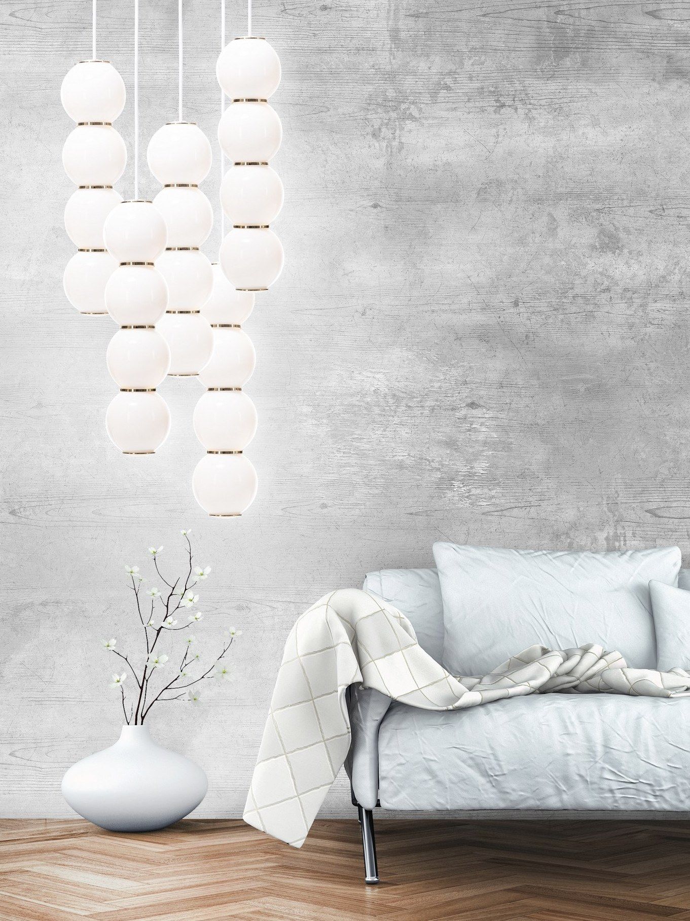 Стеклянный светодиодный подвесной светильник Formagenda ARCH-00123604 - Вид №1