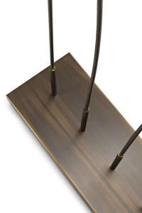 Латунь и поликарбонат светодиодные напольные лампы