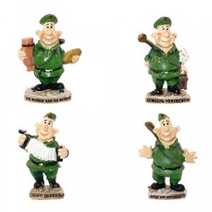 168414 Фигурка декоративная "Солдат" 7 x 4 x 9 см РЕМЕКО