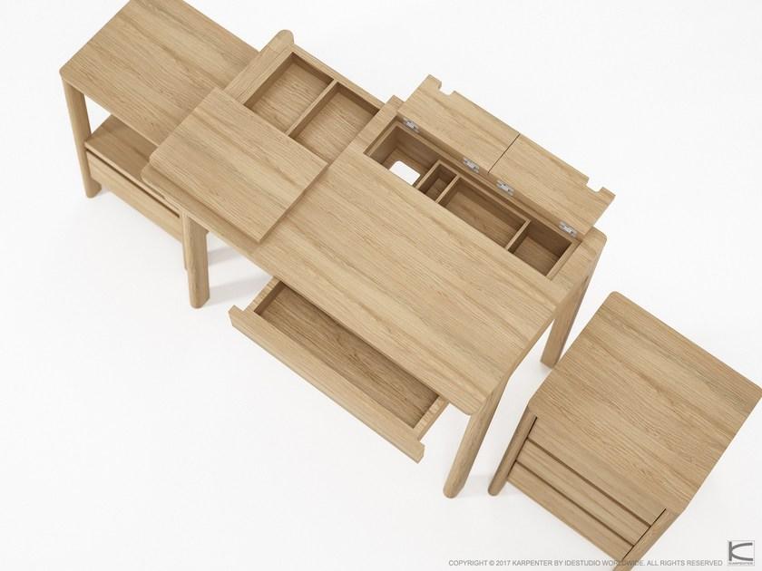 KARPENTER Прямоугольный деревянный стол с ящиками Circa17 sun-id-1394573 - Вид №9