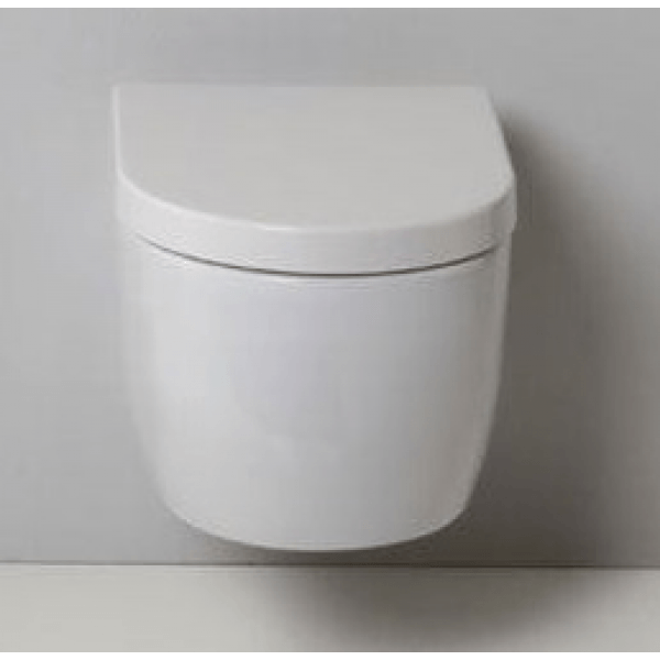 VROS Подвесной унитаз настенный Белый NERO ceramica Round Италия Neroceramica