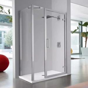 Душевой уголок 120x80 KUADRA G+1F+F Novellini KUADRA