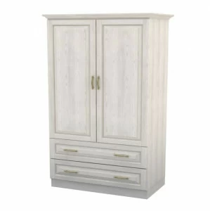 Шкаф распашной двухдверный с ящиками белый "Эдем" DREAMLINE ЭДЕМ 174892 Белый