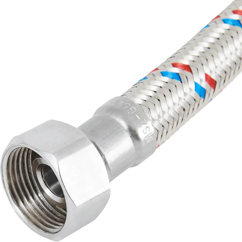 Гибкая подводка для воды ДТРД 3/4" наружная-внутренняя резьба 200 см STLM-2129832 - Вид №4