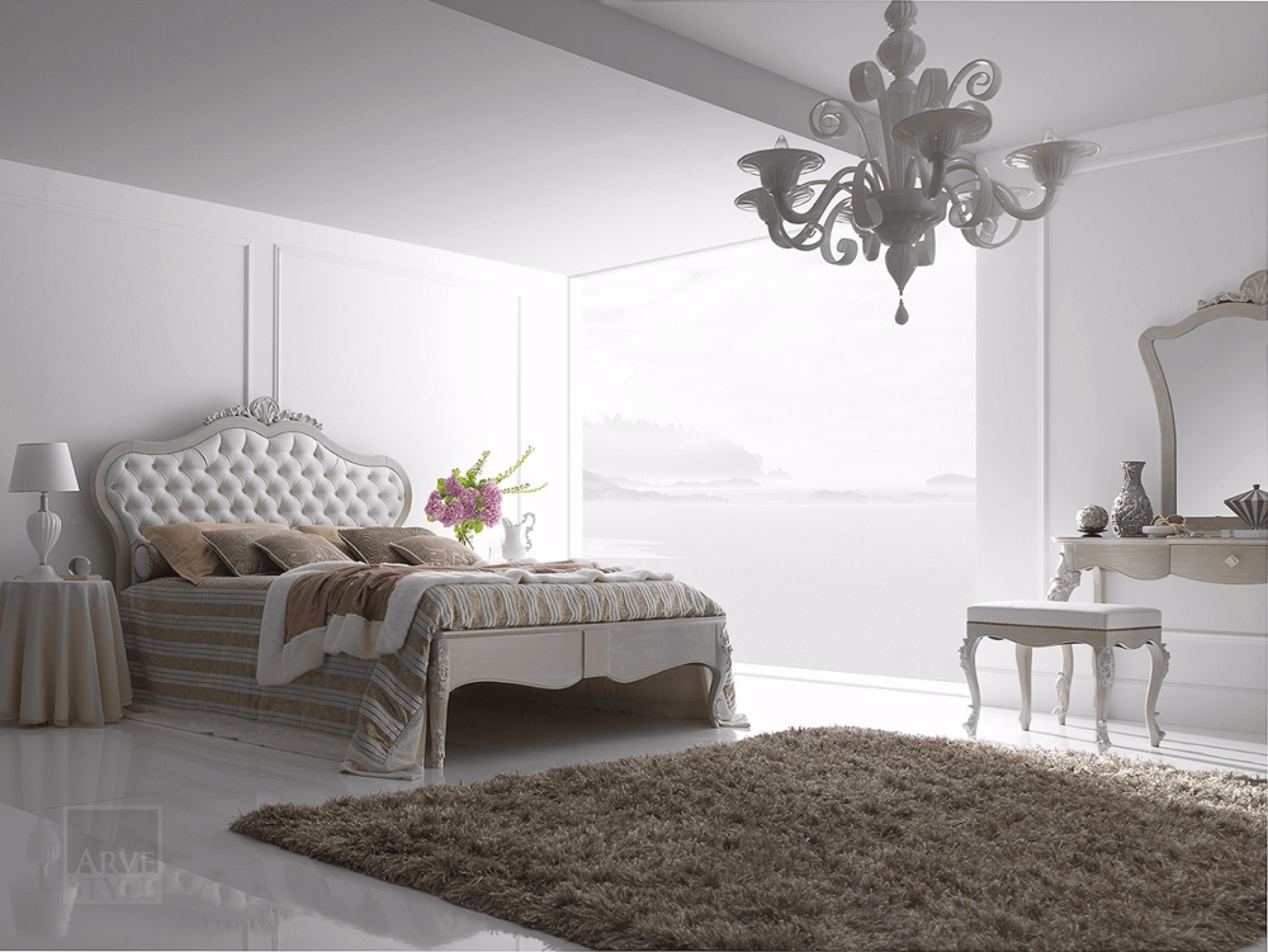 Мягкая скамейка из ткани Arvestyle Венера ARCH-00121653 - Вид №4