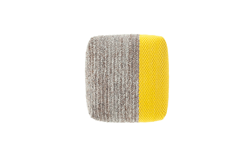 006709 Пуф Plait Yellow GAN Mangas Space  - Вид №6