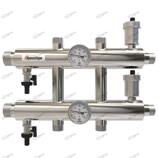 Купить Распределительный коллектор 85 кВт, 3 контура Прокситерм GK323