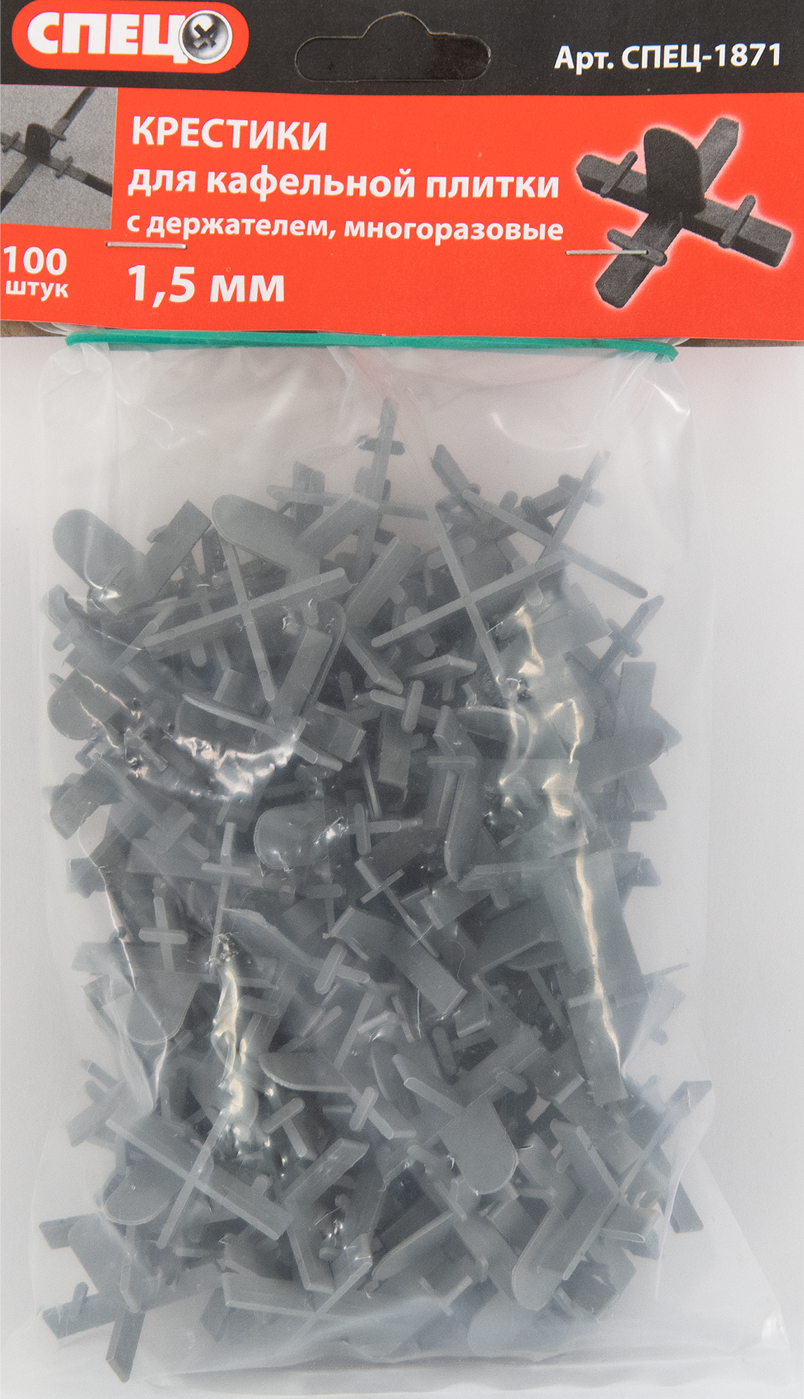 83632787 Крестики для швов с держателем 1.5 мм 100 шт. STLM-0043104 СПЕЦ  - Вид №3