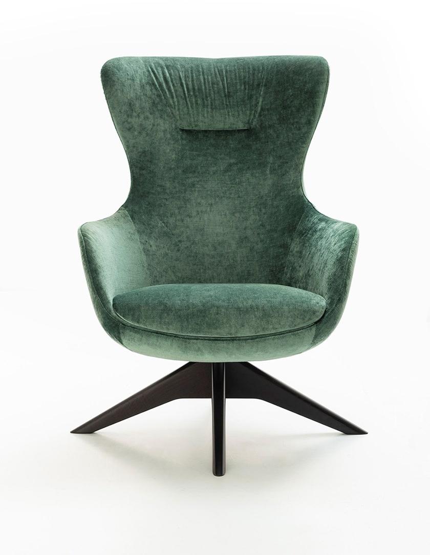 NICOLINE Кресло с подголовником из ткани sun-id-1375661 - Вид №1