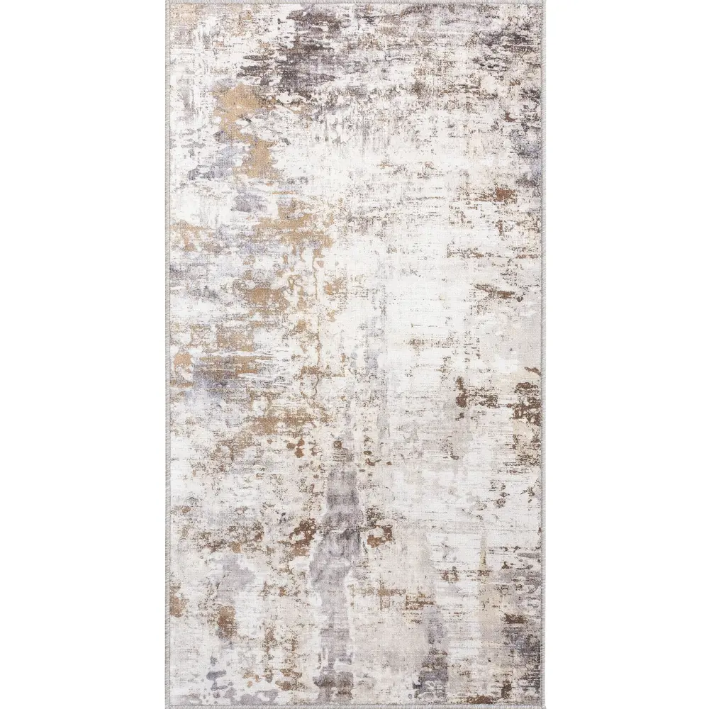 Ковер РОЯЛТАФТ Colaris бежевый 80x150 см с антискользящим покрытием 89418234 STLM-1575024