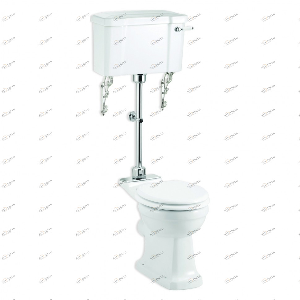 C1, T33 CHR, P5 Компакт унитаз с бачком Белый Burlington  Англия 