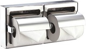 AI0320C Двойной держатель для рулонов туалетной бумаги из нержавеющей стали mediclinics 