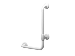 Оцинкованная стальная угловая фиксированная ручка для ванной комнаты