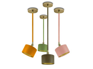 Кожаный подвесной светильник ручной работы