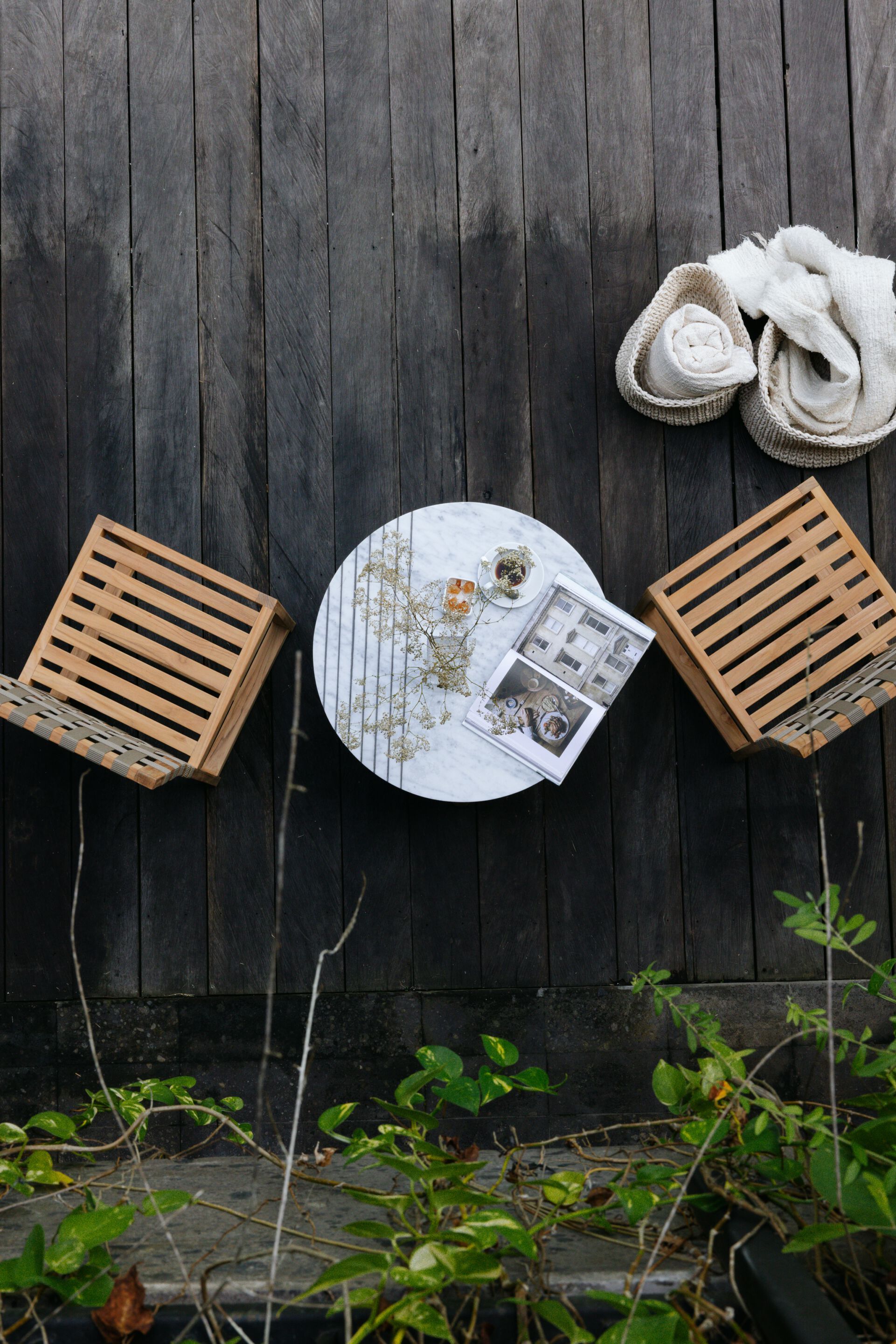 Мраморный круглый садовый столик cbdesign Убуд ARCH-00054729 - Вид №6