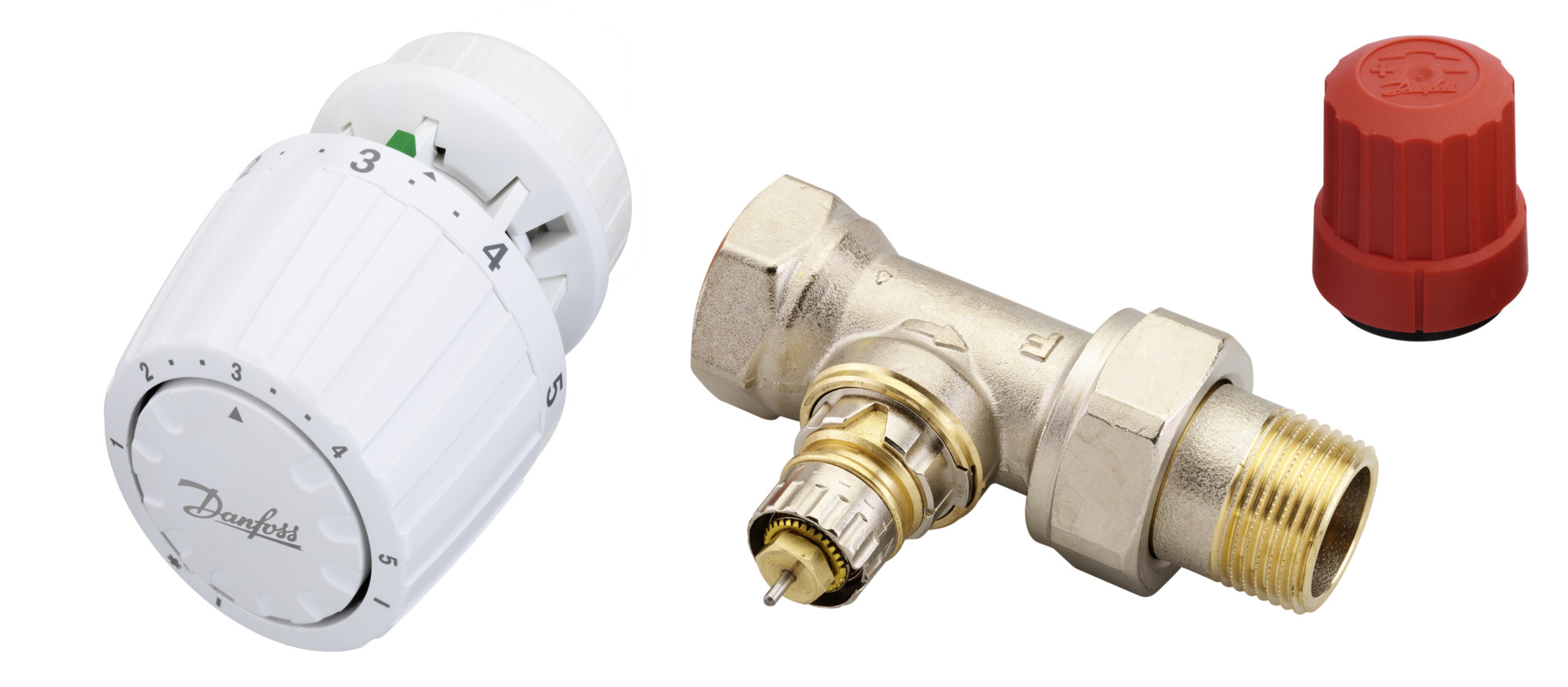Danfoss Комплект RTR-N/RTR 7090 для двухтрубной системы отопления RTR-N 15 пр. и RTR7090 комплект 013G2174  - Вид №3