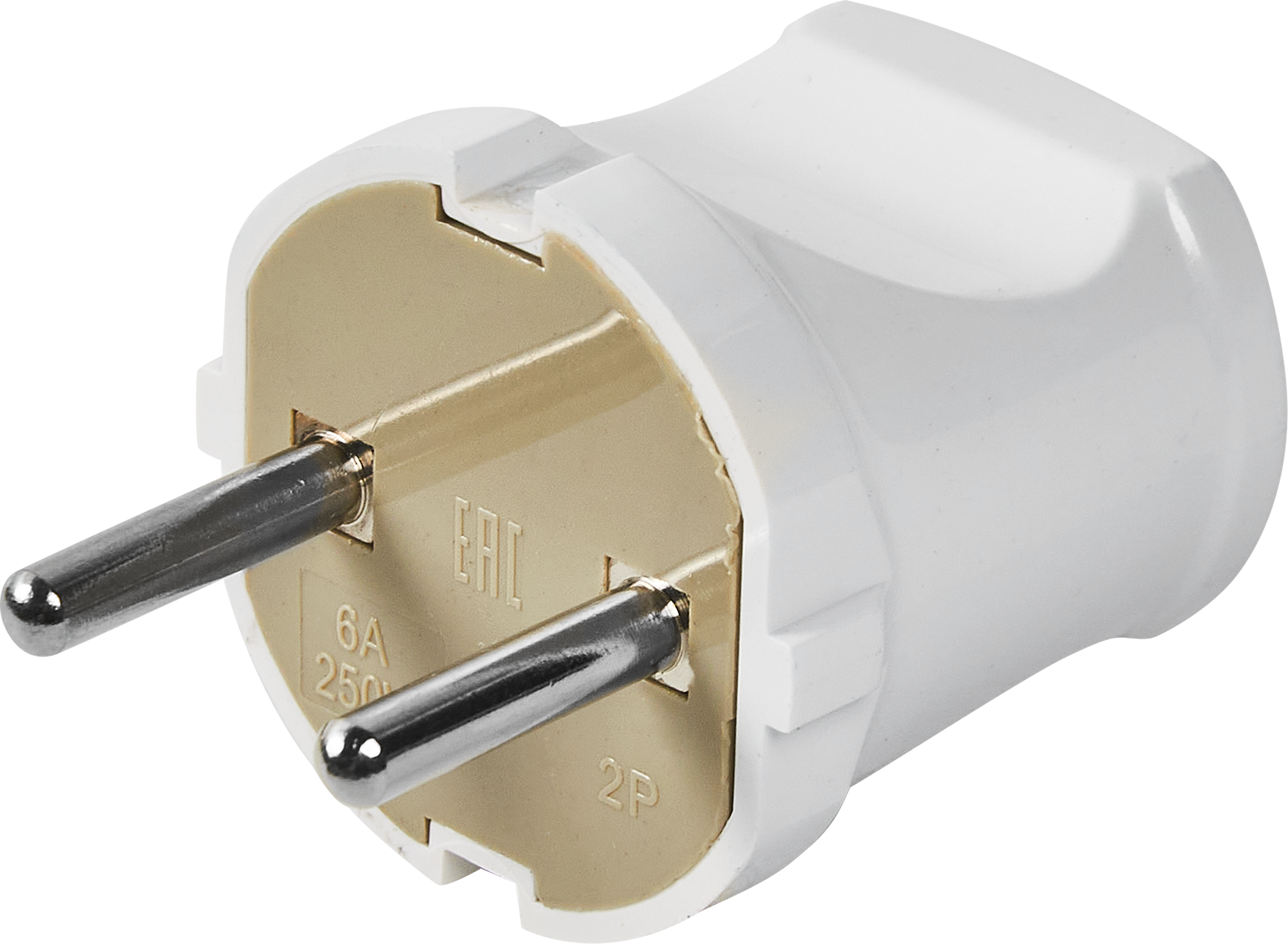 Вилка электрическая Duwi прямая 6А для бытовой техники 87658038 STLM-0074650