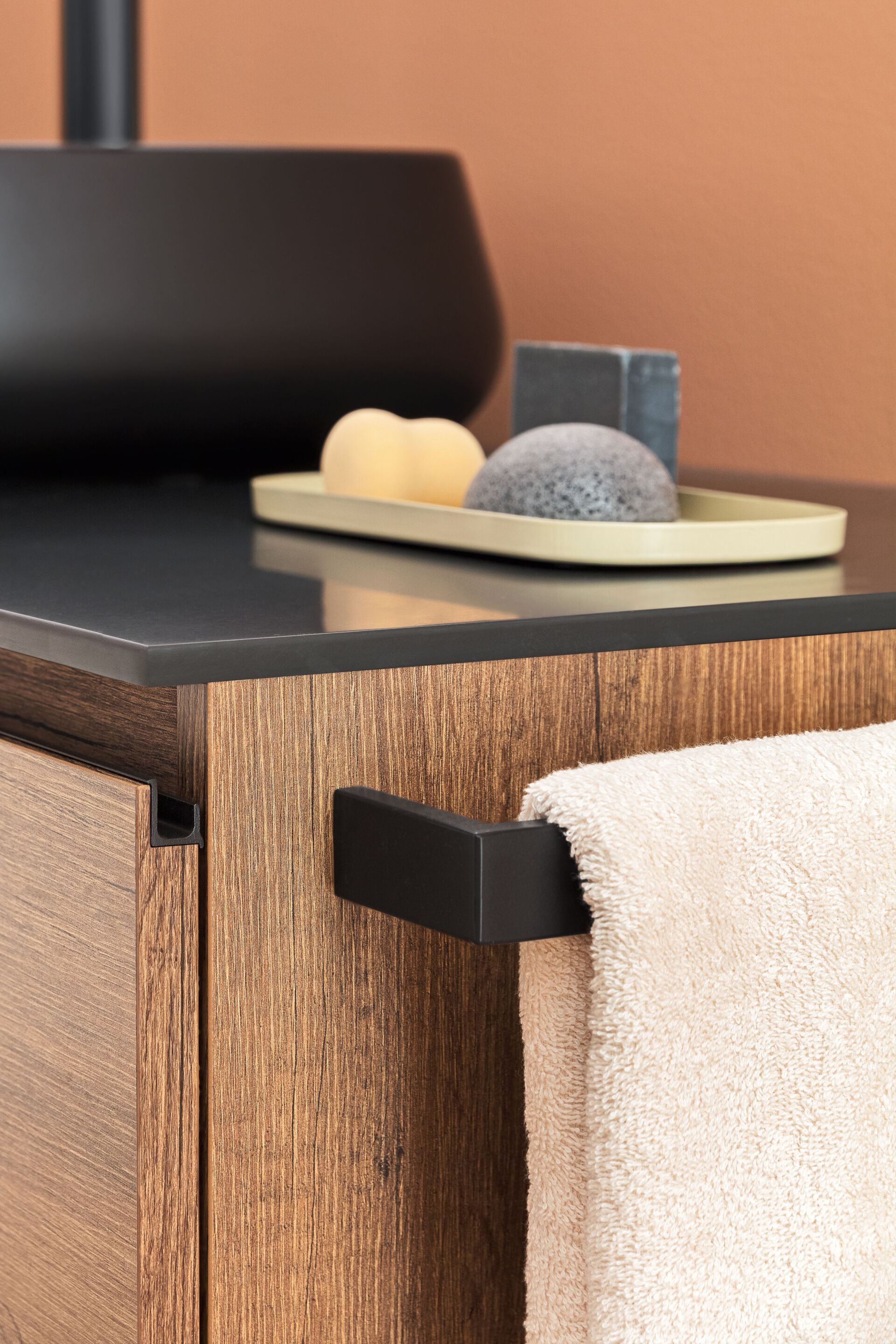 Подвесной умывальник из термо текстурированного и лакированного металла ARBLU Dress System ARCH-00139601 - Вид №7