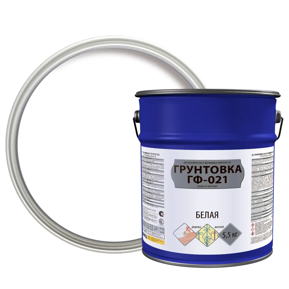Грунтовка для сухих помещений Empils ГФ-021 Л белая 5.5 кг STLM-2012420