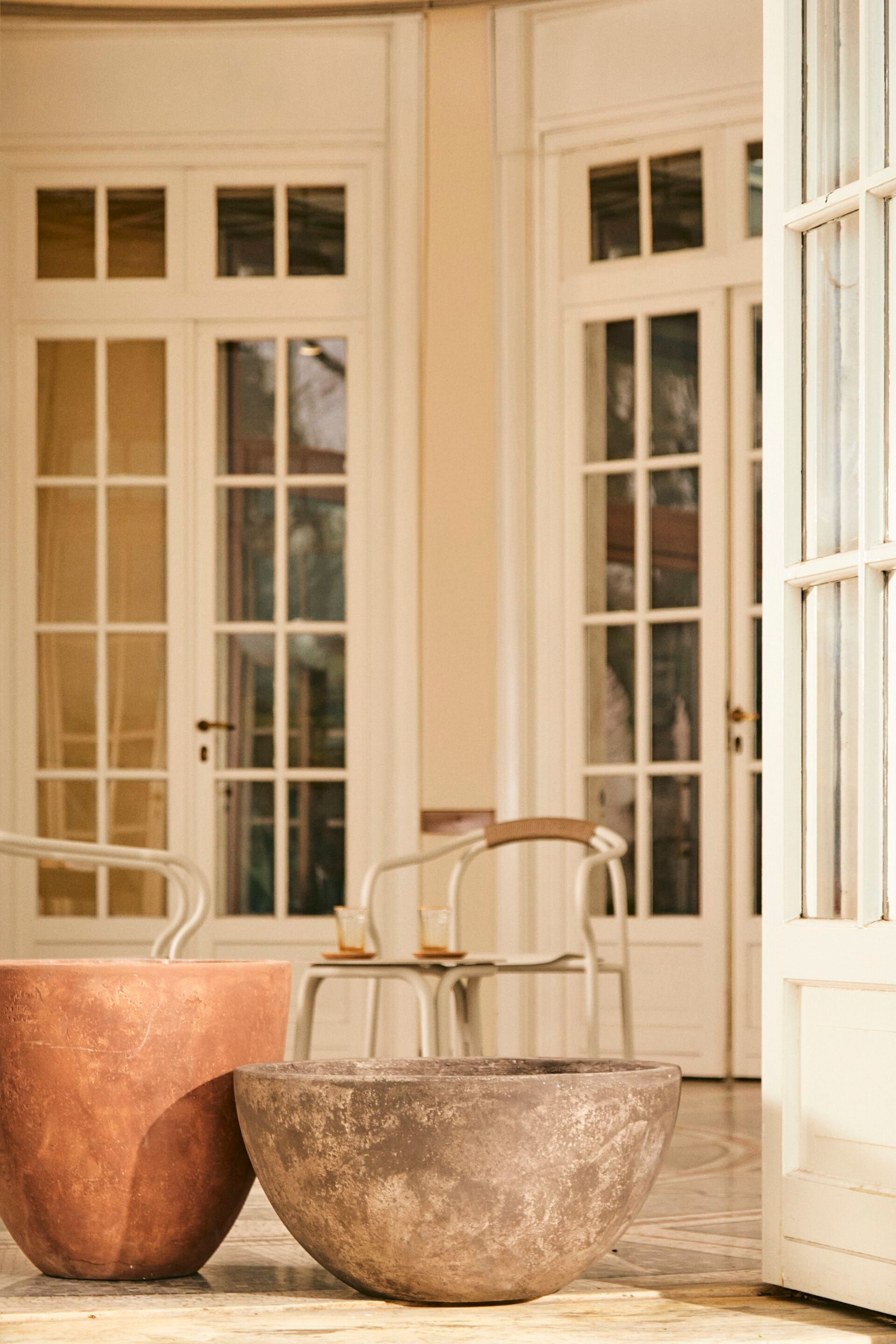 Бетонный садовый горшок Unopiù VASO A CIOTOLA ARCH-00145210 - Вид №2