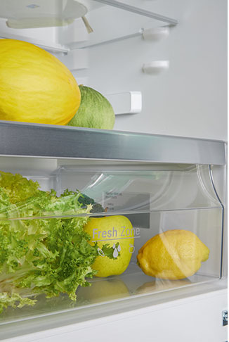 118.0606.721 Best, комбинированный встраиваемый холодильник, 193.5х54х54.5 мм, общий объем 227/79 л, система охлаждения статическая frostless, led, a+ Franke  - Вид №2