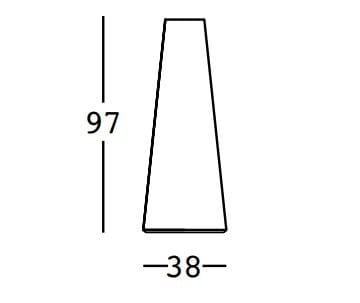 Пластиковый прямоугольный обеденный стол PLUST Fura ARCH-00121573 - Вид №2