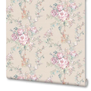 Обои флизелиновые Startdeco Полина бежевые 1.06 м 989212