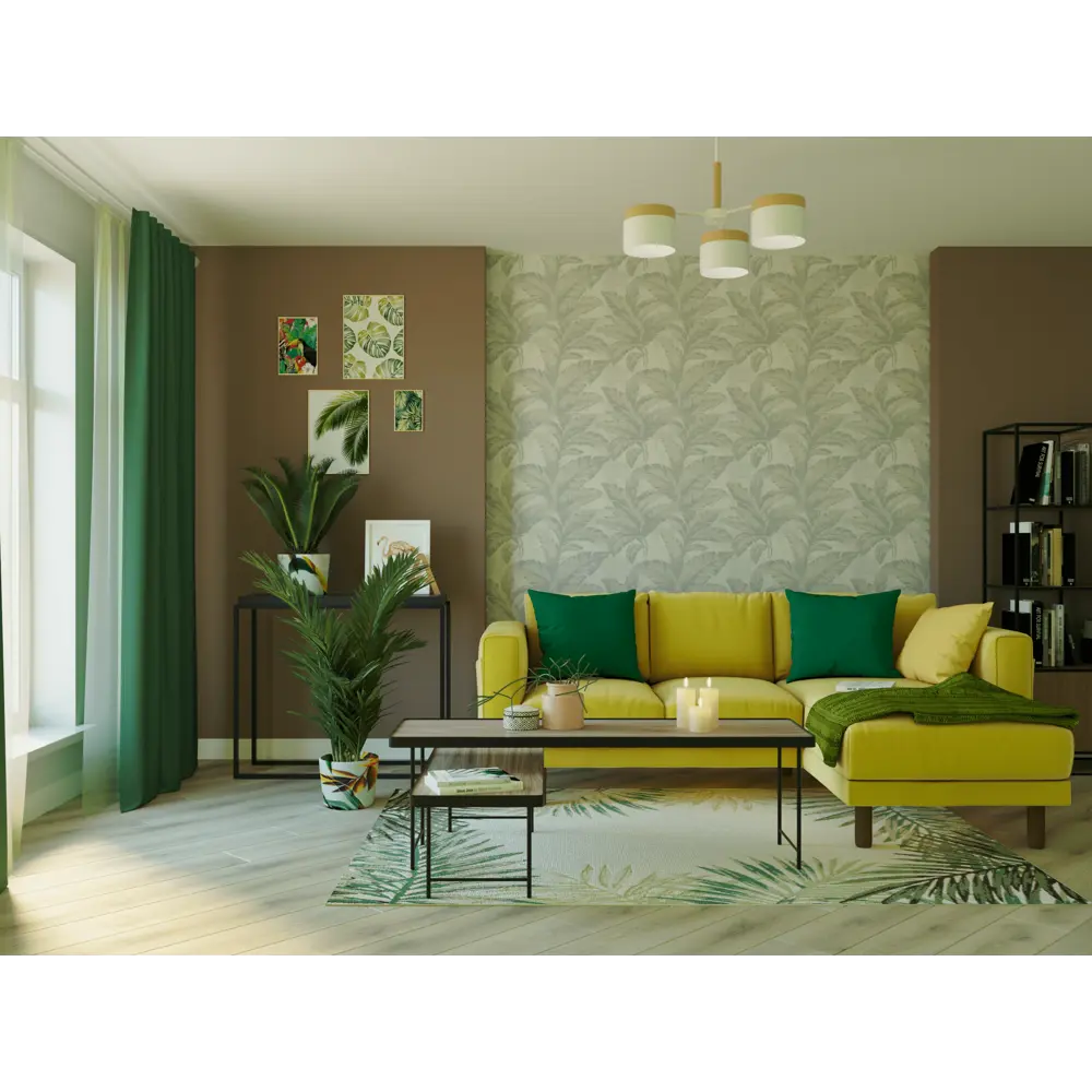 Люстра Deva 3хЕ27х60 Вт цвет белый/дерево LUMIN ARTE STLM-2134475 - Вид №5