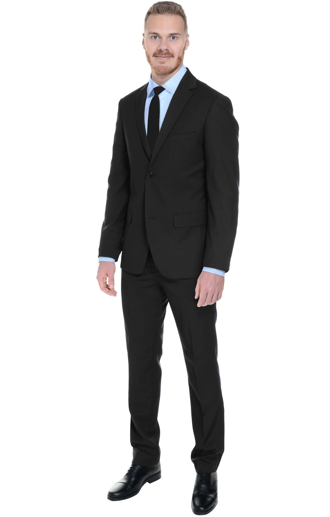 69707 Пиджак мужской slim fit  black El-Risto  Одежда для охранных структур  размер 46/170  - Вид №4