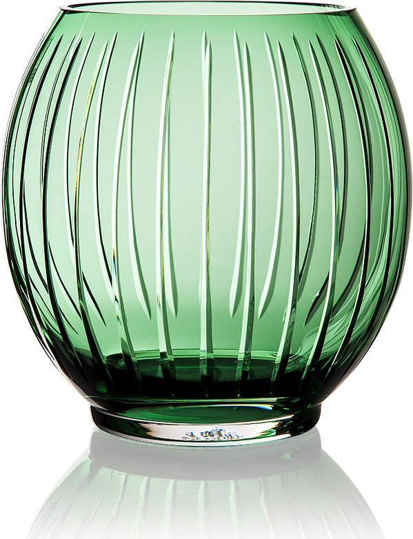 10609376 Zwiesel 1872 Ваза Zwiesel 1872 "Знак" 19см (дымчато-зелёная) Стекло 