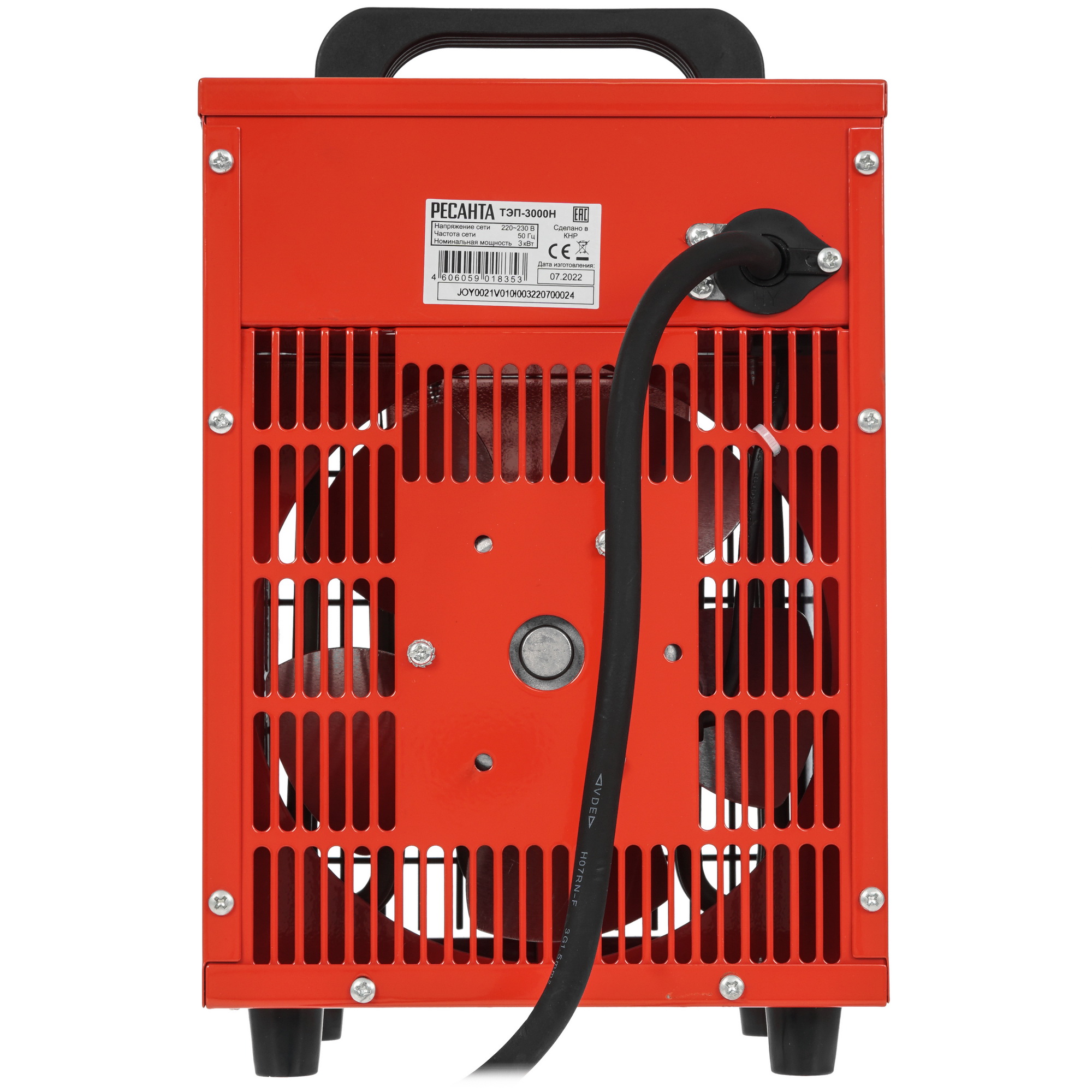 1024374 Тепловая пушка электрическая Ресанта ТЭП-3000Н STDN-0132267 - Вид №5