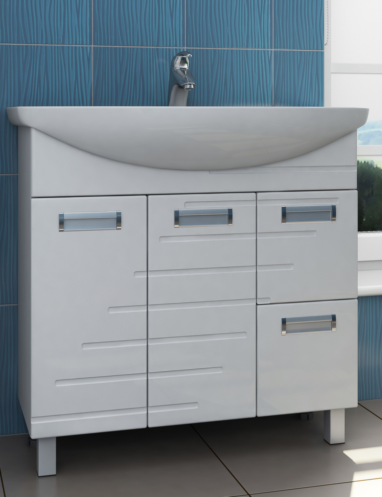 Тумба Diana 800 (Балтика)800⨉470⨉830 мм белый Santreyd sun-id-665163 - Вид №1