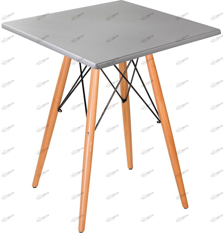 30793 Стол Eames woodS brushed silver R-HOME 860419+170505brushed_silver