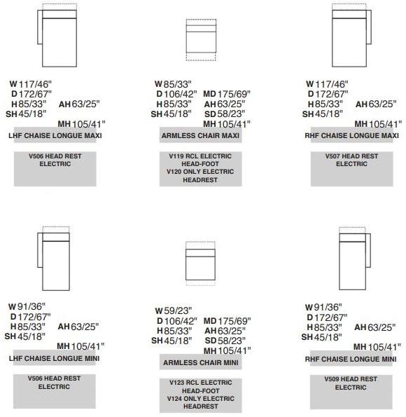 Rossini Sofas Кожаный диван с шезлонгом sun-id-1485638 - Вид №1