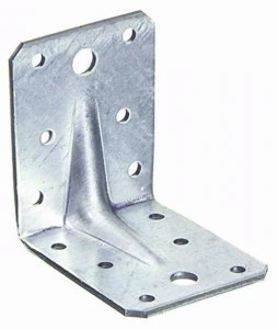 Unifix SWG Ребристая угловая пластина из оцинкованной стали Piastre di fissaggio