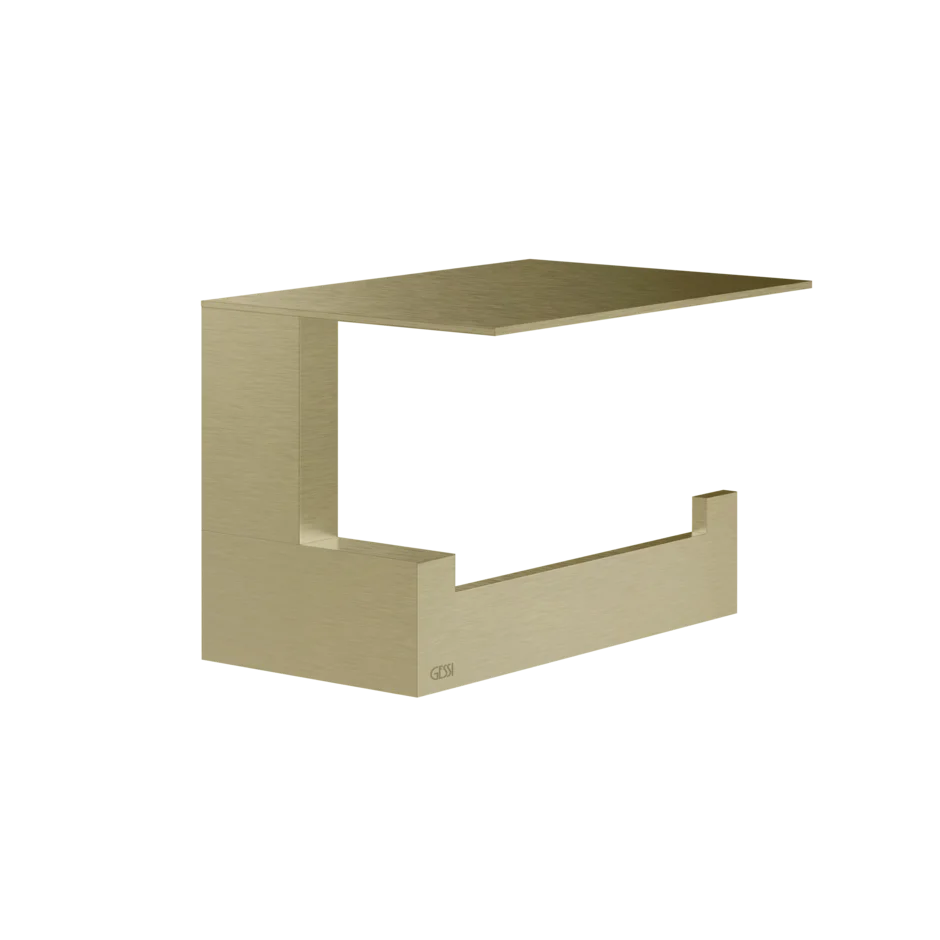 Держатель рулона бумаги 20849 727 Gessi Inverso ЛАТУНЬ МАТОВАЯ PVD 20849727